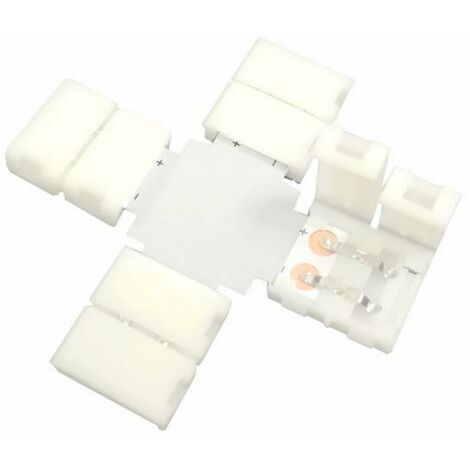 Connecteur Ruban LED 5050 en X pour Ruban 10mm IP20 - SILAMP