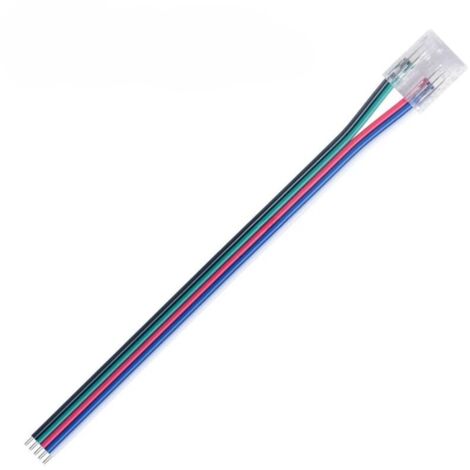 Connecteur ruban  LED COB à alimentation - RGB - 10mm - IP20