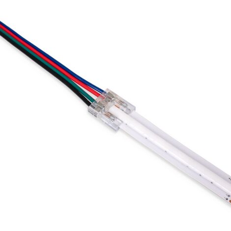 Connecteur ruban LED COB à alimentation - RGB - 12mm - IP20