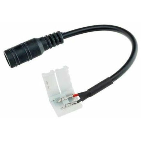 Connecteur Ruban LED PLUG 2835 12/24V IP20 - Noir - SILAMP - Noir