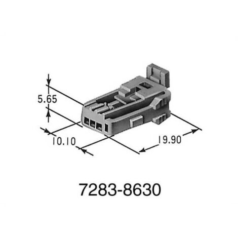 Connecteur series 0.8 male 3 Voies