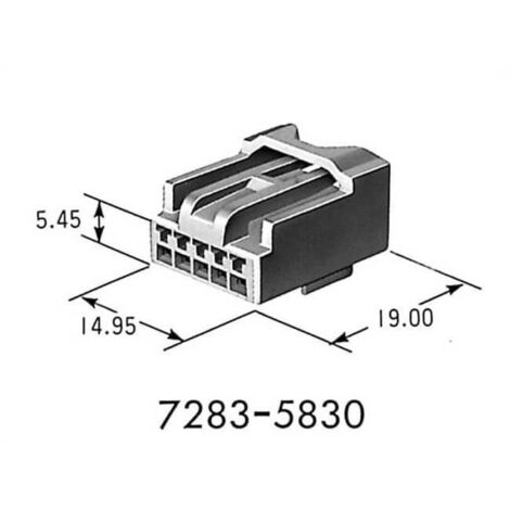 Connecteur series 1.0 male 5 Voies