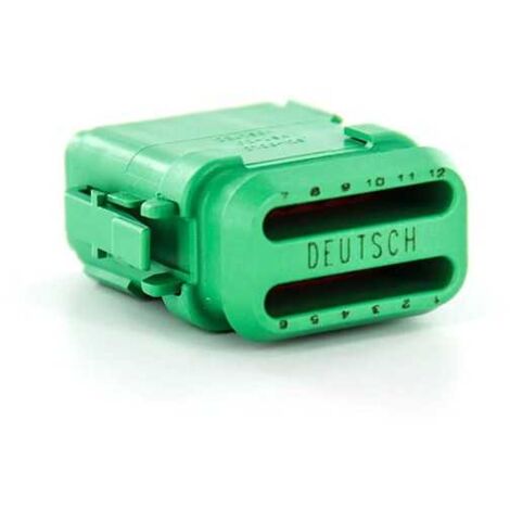 Connecteur Series DT Mâle 12 Voies CE04 Vert