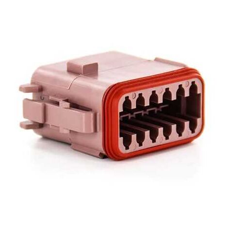 Connecteur Series DT Mâle 12 Voies CE06 Marron