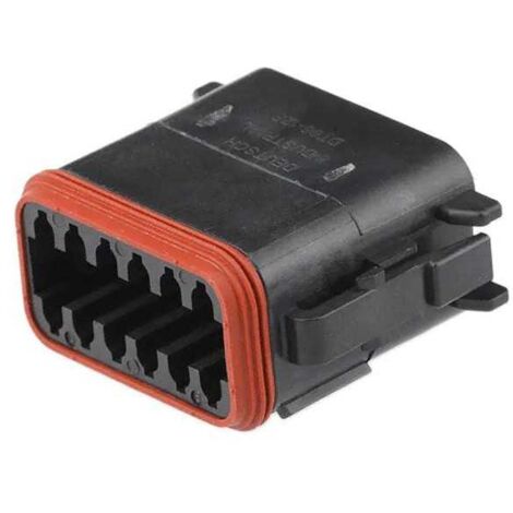 Connecteur Series DT Mâle 12 Voies CE10 Noir