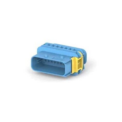 Connecteur Series Heavy Duty Sealed 1.6X0.6 femelle 18voies bleu sans joint