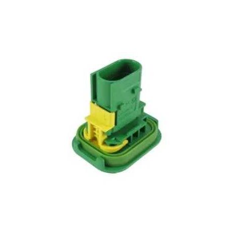 Connecteur Series Heavy Duty Sealed 1.6X0.6 femelle 3voies vert