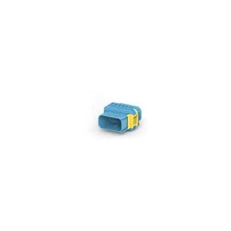Connecteur Series Heavy Duty Sealed 1.6X2.8 femelle 10voies bleu sans joint