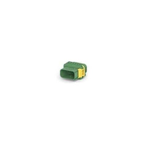 Connecteur Series Heavy Duty Sealed 1.6X2.8 femelle 10voies vert sans joint