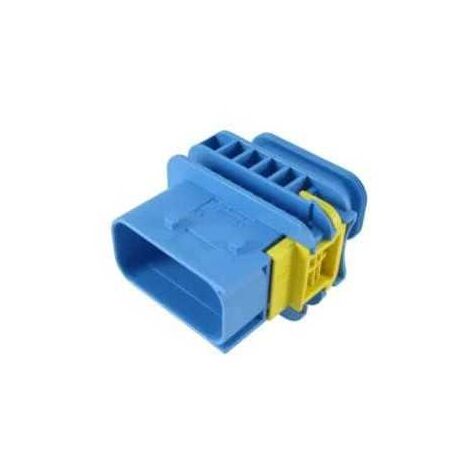Connecteur Series Heavy Duty Sealed 1.6X2.8 femelle 12voies bleu sans joint
