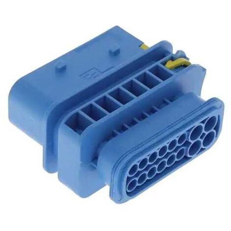 Connecteur Series Heavy Duty Sealed 1.6X2.8 femelle 16voies bleu sans joint