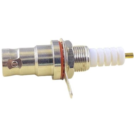 Connecteur SHV RS PRO Mâle Droit, raccordement A souder Montage panneau ( Prix pour 1 )