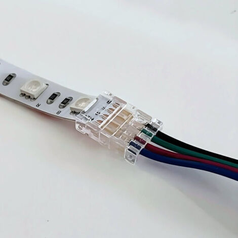Connecteur Simple pour Ruban LED RGB 10mm IP20 - SILUMEN