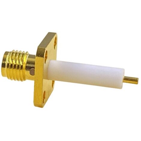 Connecteur SMA RS PRO Femelle Droit, raccordement Fileté 50O Montage sur Platine ( Prix pour 1 )