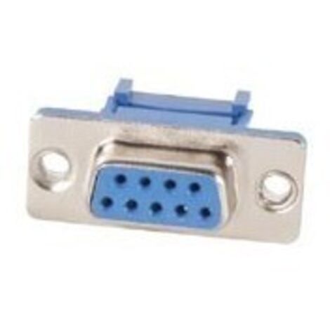 Connecteur sub-d femelle 9 broches pour cable nappe