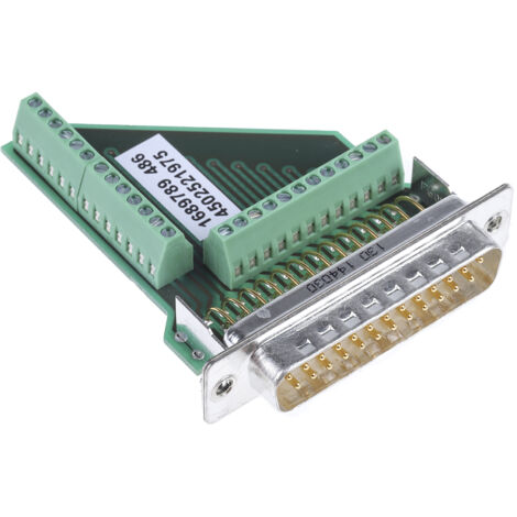 Connecteur Sub-D Mâle Phoenix Contact 25 voies Montage panneau Droit ( Prix pour 1 )