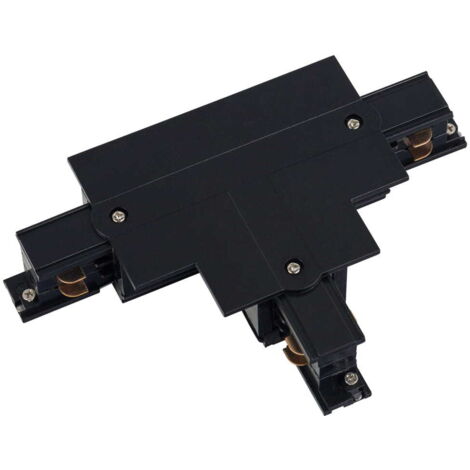 Connecteur T encastré 3 circuits noir gauche Nowod. 8240