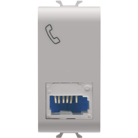 CONNECTEUR TELEPHON. STD ANGL. BEIGE GEWISS GW13406