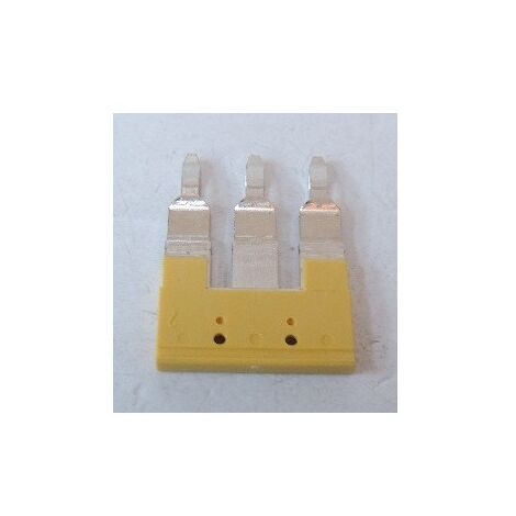 Connecteur transversal (bloc de jonction) enfiché Nombre de pôles 3 Pas en mm 8.00 Isolé: WEIDMULLER 1906220000