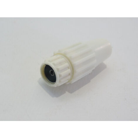 Connecteur TV type IEC femelle 9mm plastique oeCAMERA  CAE FF1