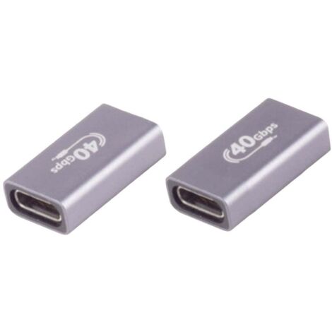 Connecteur USB-C ®, 4.0, 40 Gb/s, métal, Pro 10080137 BKL Electronic Contenu: 1 pc(s) A673183
