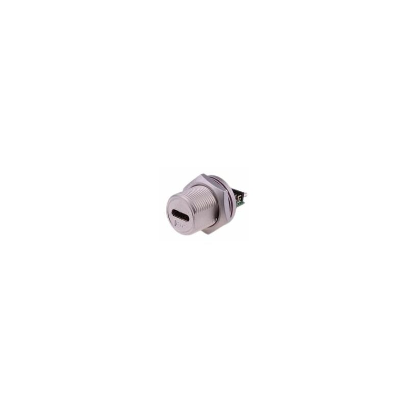 Rs Pro - Connecteur usb type c 3.1 usb-c Femelle ports, Montage panneau, Droit ( Prix pour 1 )