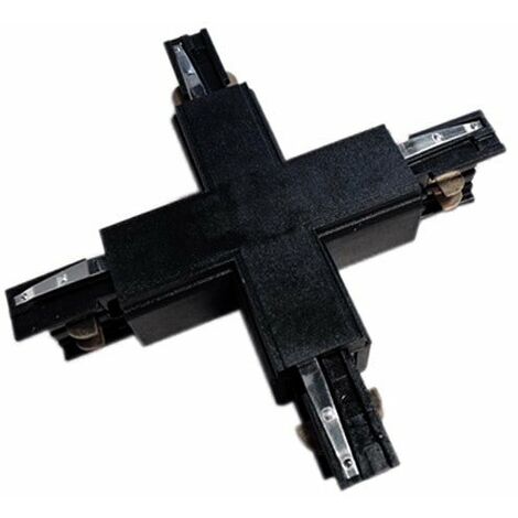 Connecteur X Rail Triphasé - Noir - SILUMEN