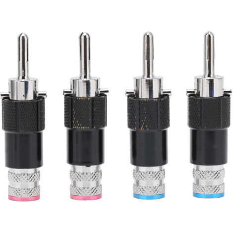 Connecteurs Banane HIFI Preffair pour Câbles de 10mm - Plugs pour Enceintes