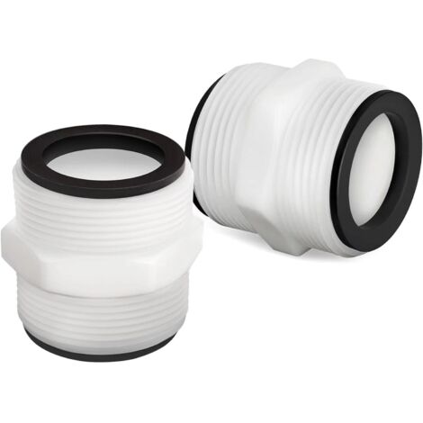 Connecteurs bidirectionnels pour pompes de piscine enterrées de 1,5 pouce compatibles avec les raccords de tuyau de piscine Intex Coleman.