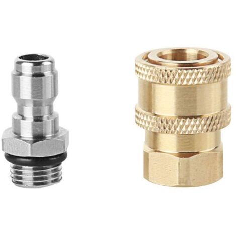 Connecteurs de buse de pulvérisateur haute pression, filetage M14, connecteur rapide 1/4, pièces de raccordement de tuyau, connecteurs de bouteille en mousse de neige