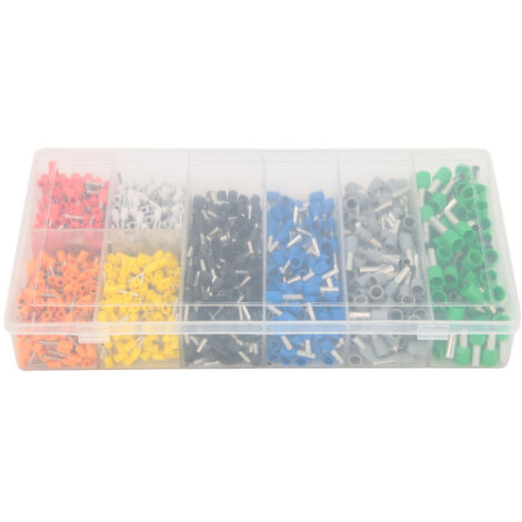 Connecteurs de câble à sertir pré-isolés, 1200 pièces par boîte