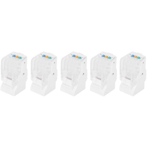 Connecteurs de câbles téléphoniques, prise téléphonique modulaire RJ12, modules téléphoniques mains libres à 4 conducteurs, informations sur les composants électroniques, prise téléphonique Cat3 à por