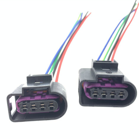 Connecteurs de faisceau de câbles de bobine d'allumage compatibles avec les Volkswagen Magotan, CC, Golf 6, GTI, Tiguan, Passat et Audi EA888