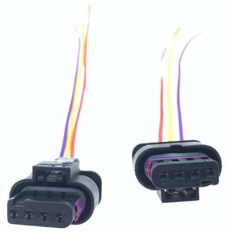 Connecteurs de faisceau de câbles d'injecteurs de carburant compatibles avec les BMW X1, X3, X5, X6, Série 1, Série 3, Série 5 et Série 7.