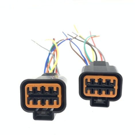 Connecteurs de faisceau de câbles pour les blocs optiques de phares Hyundai Sonata 8, Kia K2, K3 et K5.