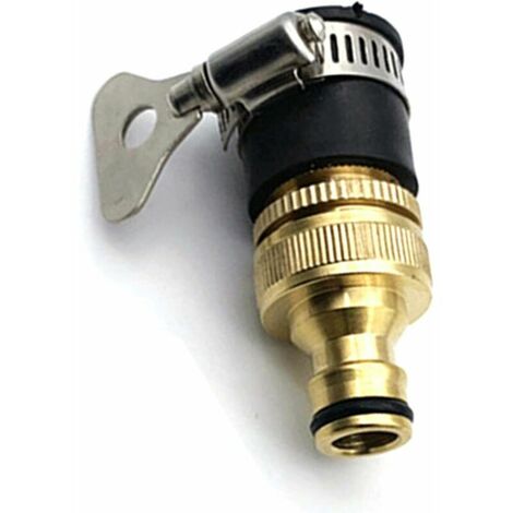 Connecteurs De Tuyau en Laiton, 15-23mm Adaptateur De Tuyau D'arrosage, Raccord de Tuyau d'Arrosage en Laiton, Connecteurs de Tuyau d'eau, Tuyau Robinet Fileté Adaptateur pour Cuisine Jardin