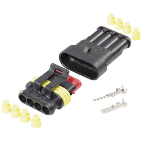 Connecteur étanche 2 Fils Superseal - Kit De Prises Mâles/femelles Pour Voiture, Camion, Bateau (1 à 6 Broches)
