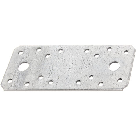 Connecteurs plats galvanisés – 133 x 55 mm – Set de 15 pièces – Fixation stable pour constructions bois et métal – Marque Alberts