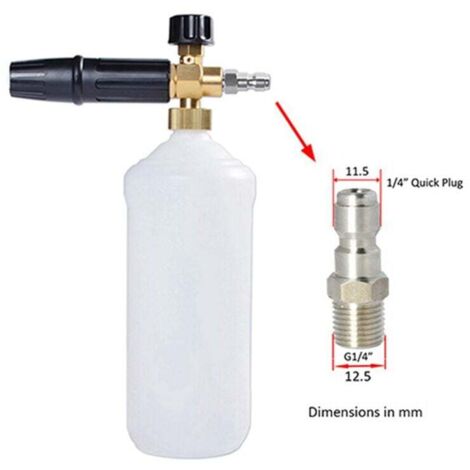 Connecteurs Rapides Pour Mousse Neige Nettoyeur Haute Pression 1 4 Pouce Adaptateur Baguette Déconnexion Rapide