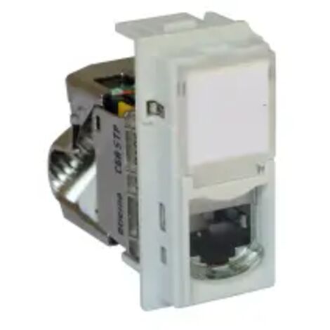 Connecteurs RJ45 Bticino Living Now sans outillage cat6A STP blanc KW4279C6AS