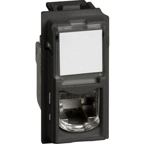 Connecteurs RJ45 Bticino Living Now sans outillage UTP cat6A noir KG4279C6A
