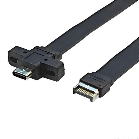 Connecteurs USB 3.2 Câble d'extension pour panneau avant, câble de déflecteur GEN2x2 B