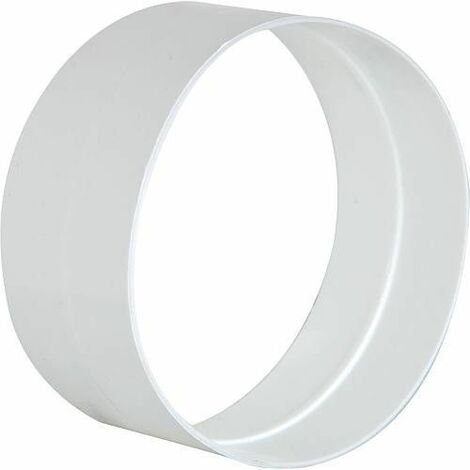 Connection externe DN 100 mm blanc plastique