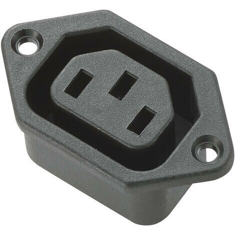 Connectique pour appareils réfrigérants TRU COMPONENTS 715185 embase femelle, verticale Nombre total de pôles: 3 10 A noir 1 pc(s) S849391