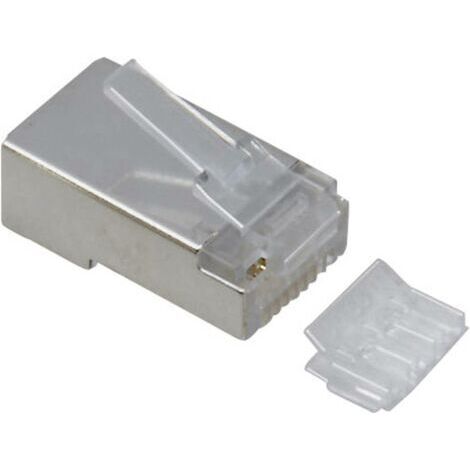 Connectique RJ45 CAT 6a BKL Electronic 143300 RJ45 mâle, droit Pôle: 8P8C 1 pc(s) W094271