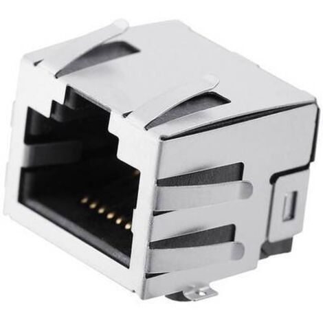 Connectique RJ45 encitech RJJS-88-SMT-WF1 2101-0121-02 RJ45 embase femelle horizontale métal 1 pc(s) C045101
