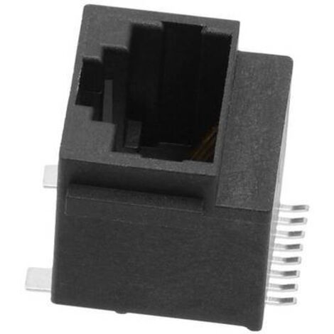 Connectique RJ45 encitech RJJU-88-142-E1V-021 3251-0012-04 RJ45 embase femelle, verticale noir 1 pc(s) C045261