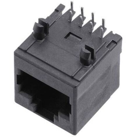 Connectique RJ45 encitech RJJU-88-142-E7H-021 3257-0008-02 RJ45 embase femelle horizontale noir 1 pc(s) C045111