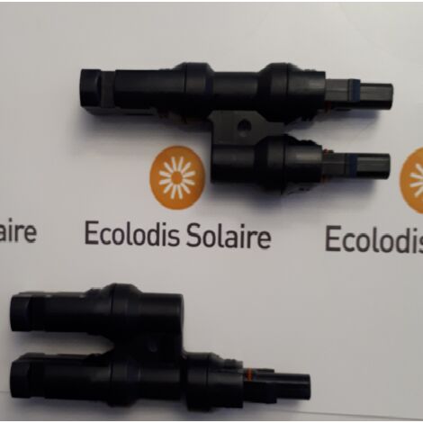 Connectique Solaire - Kit Connecteurs Solaires Parallele 2 Panneaux - Uniteck
