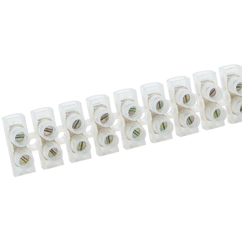 TS2.5/12/10-01 Connector Strips 2.5A 12W (Pack 10) MSTTS2512 - Masterplug